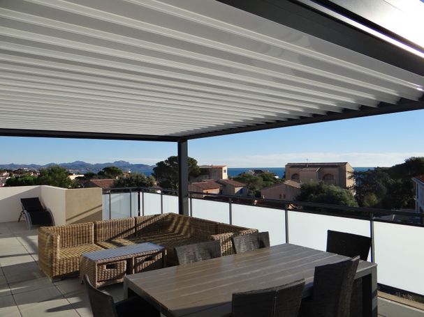 Grande pergola sur mesure