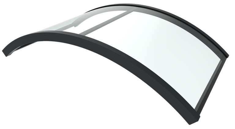 Marquise portion de cylindre