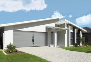 Porte sectionnelle grande largeur