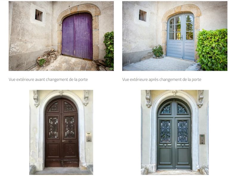 Portes en bois personnalisées