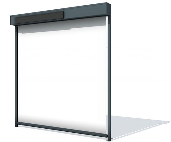 Store vertical solaire